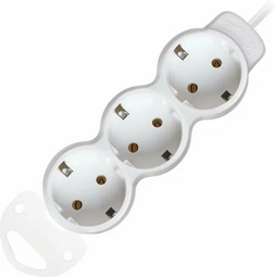SMARTBUY SBE-16-3-10m-Z 3 гн 16А 3500Вт 10,0 м белый удлинитель с заземлением