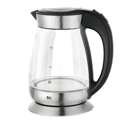 BQ KT1702G черный-стальной чайник электрический