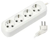 SMARTBUY  SBE-16-4-02-Z 4 гнз х 2,0 м (16А/3.5кВт, ПВС 3х1.0) удлинитель с заземлением