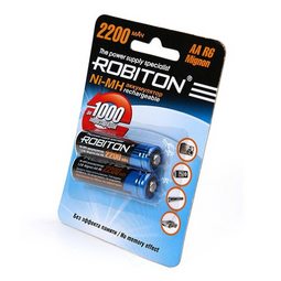 ROBITON HR6/AA 2200mAh 1.2V Ni-Mh (2шт) аккумулятор