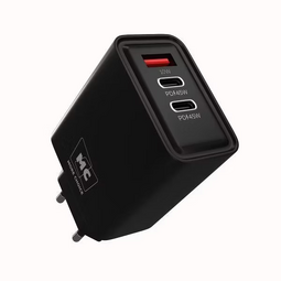 MORE CHOICE NC90 USB+2Type-C 3.0A PD 45W Black сетевое ЗУ