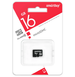 SMARTBUY MicroSDHC 16GB Сlass10 SB16GBSDCL10-00LE карта памяти