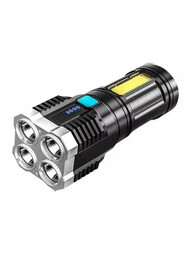 ULTRAFLASH  LED51525 4LED+COB 3 Вт Micro-USB фонарь ручной светодиодный аккумуляторный