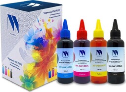 NV PRINT NV-INK100С-4 для Canon 4*100ml (C3454) чернила универсальные на водной основе