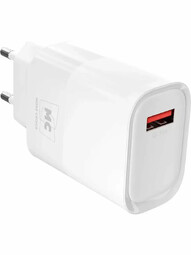 MORE CHOICE  NC09 USB 3.0A QC3.0 15W белый сетевое ЗУ