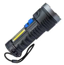 КОСМОС KOS115Lit 3Вт LED+3 Вт COB с USB-шнуром фонарь ручной светодиодный аккумуляторный